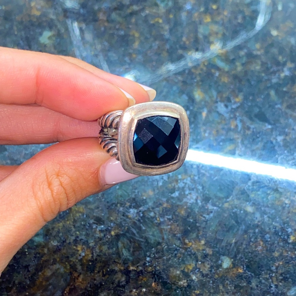 David Yurman Onyx Albion Cocktail Ring